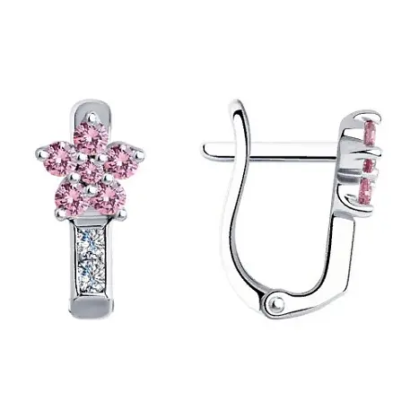Серьги детские из серебра
