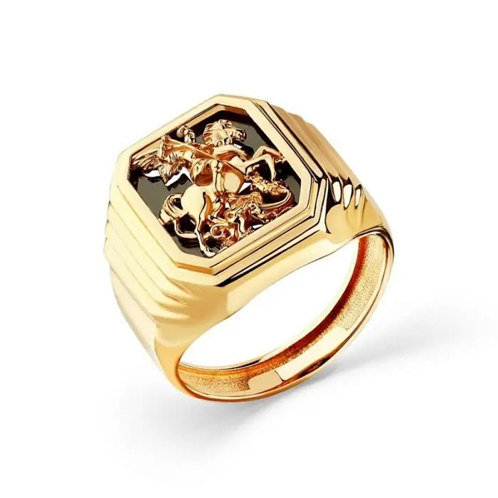 Печатка из красного золота