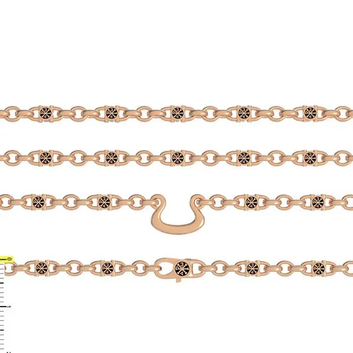 Цепь из красного золота