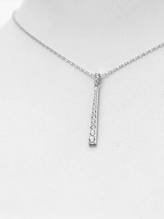 Цепь колье из серебра