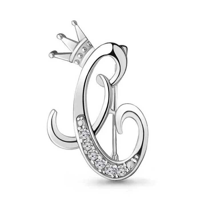 Брошь из серебра