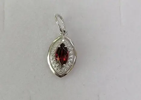 Подвеска декоративная из серебра