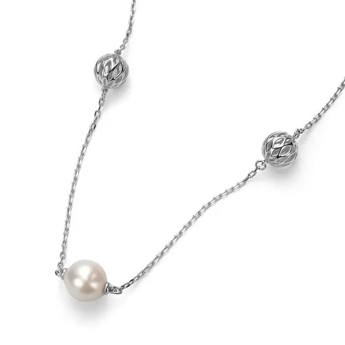 Цепь колье из серебра