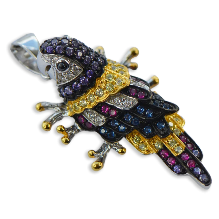 Цепь колье из серебра