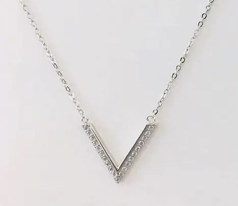 Цепь колье из серебра