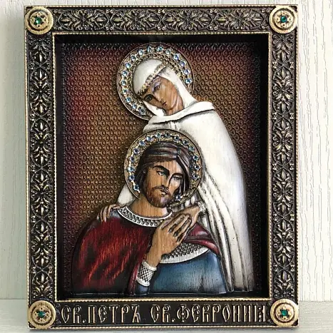 Икона"Петр и Февронья"2.15.12.5