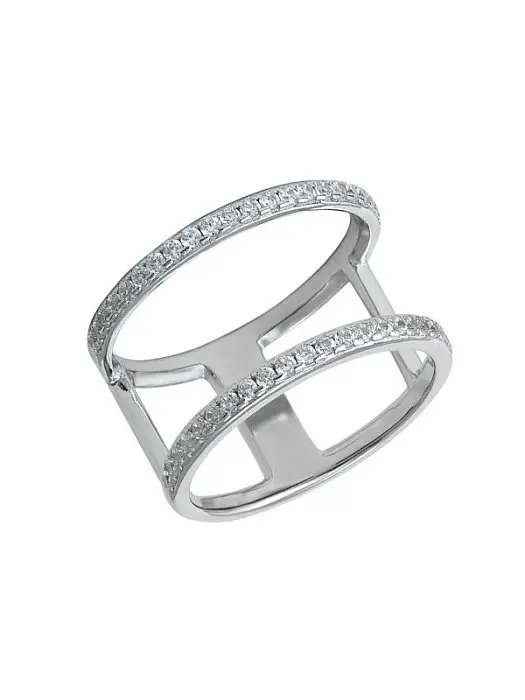 Кольцо декоративное из серебра