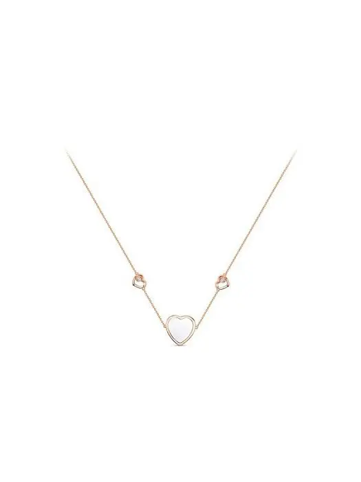 Цепь колье из красного золота