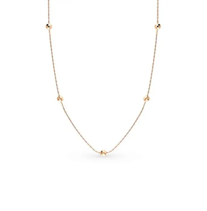 Цепь колье из красного золота