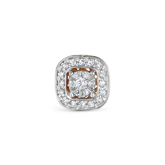 Подвеска бегунок из комбинированного золота