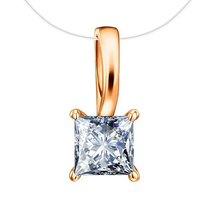 Подвеска декоративная из красного золота