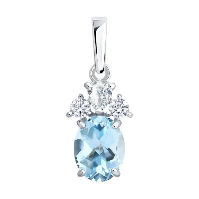 Подвеска декоративная из серебра