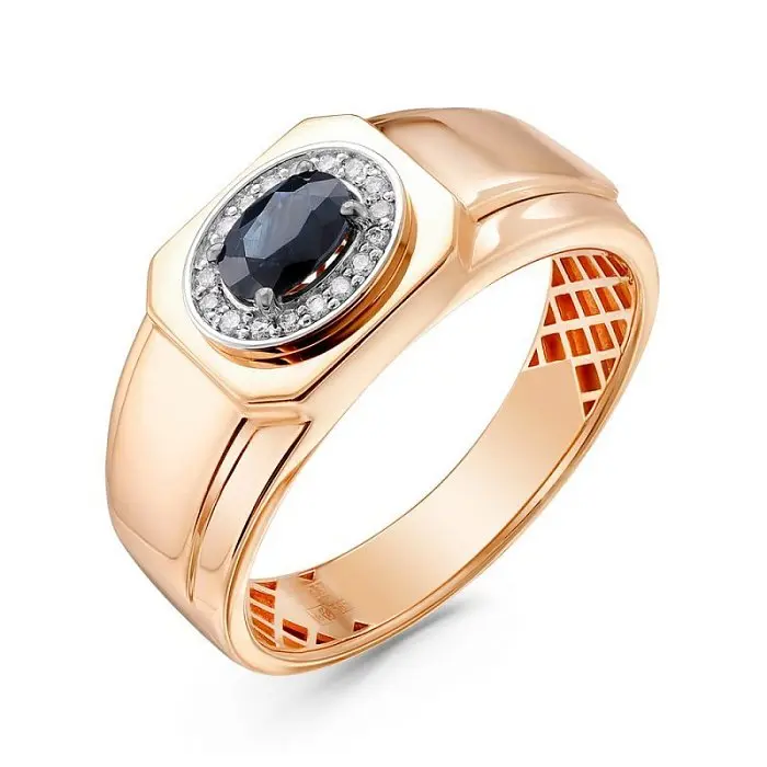 Печатка из комбинированного золота