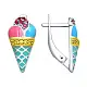 Серьги детские из серебра