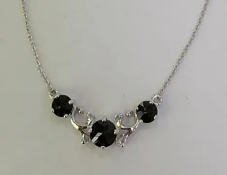 Цепь колье из серебра