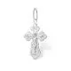 Подвеска крест из серебра