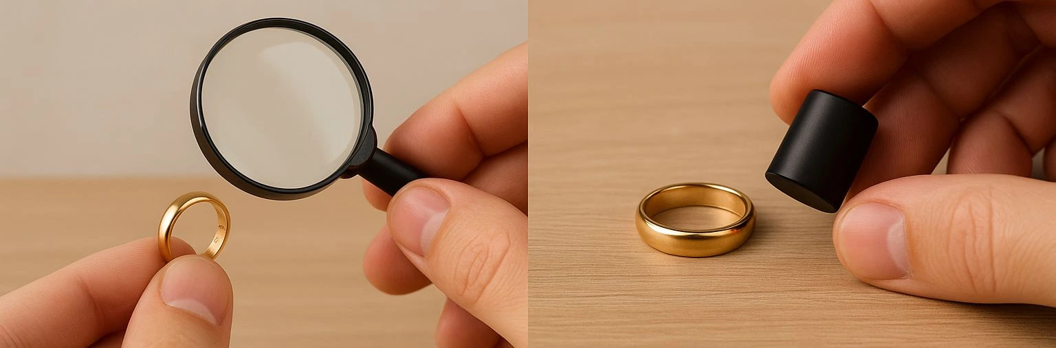 Как проверить подлинность золота: в домашних условиях.