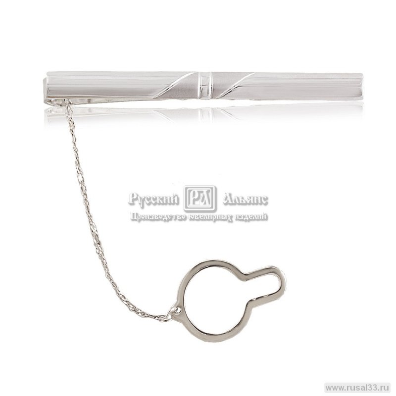 Зажим для галстука из серебра арт. 070013 доставка по России по цене ...
