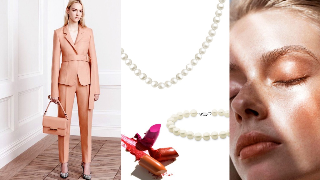 Бусы и браслет из жемчуга для Девы